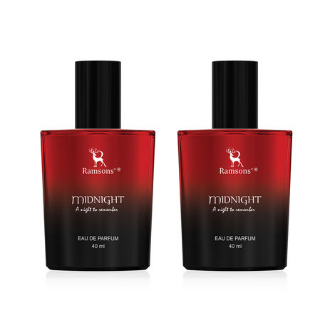 Buy Ramsons Perfumes Midnight Eau De Parfum pack of 2 (40+40 ml)-Purplle