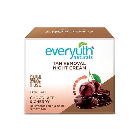 Buy Everyuth Naturals Tan Removal Choco Cherry Night Cream, 50 gm-Purplle