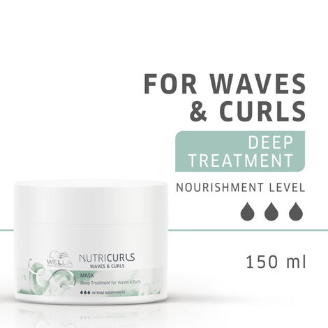 Buy Wella Professionals NUTRICURLS Deep Treatment Mask For Waves & Curls (150 ml)-Purplle