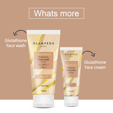 Glamveda Glutathione Brightening Body Lotion Reduces dark spots & tanning with Vitamin C For Skin fairness | All Skin types | 150 ml Glamveda Glutathione Brightening Body Lotion Reduces dark spots & tanning with Vitamin C For Skin fairness | All Skin types | 150 ml