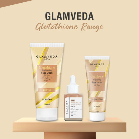 Glamveda Glutathione & Vitamin C Sunscreen SPF 50 Pa+++| Broad-spectrum Sunscreen with advanced blue light filter | UVA/UVB Protection