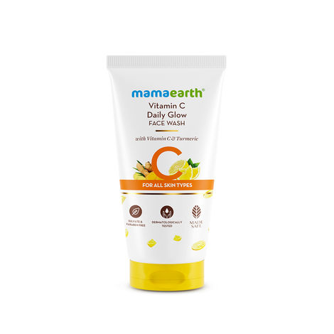 Buy Mamaearth Vitamin C Face Wash with Vitamin C and Turmeric for Skin Illumination - 150 ml | Skin Brightening | For Natural Glow | Even Skin Tone-Purplle