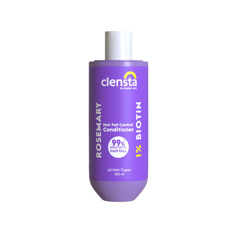 Buy Clensta Rosemary Hair Fall Control Conditioner With Rosemary & Biotin For Reducing Hair Loss, Breakage & Daily use | All Hair Types | Men & Women | Sulfate & Paraben Free 250 ml-Purplle