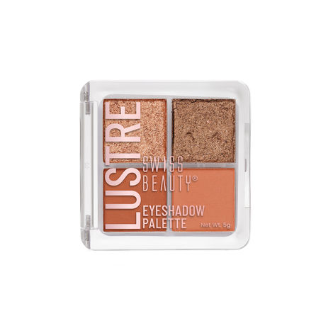 Buy Swiss Beauty Lustre Eyeshadow Palette | 4 Highly Pigmented Shades in Matte & Shine |Long-Lasting | All Skin Types | 02|Nude Addict-Purplle