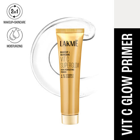 Buy Lakme Makeup+Skincare VitC Superglow Skin Perfecting Primer 30ml-Purplle