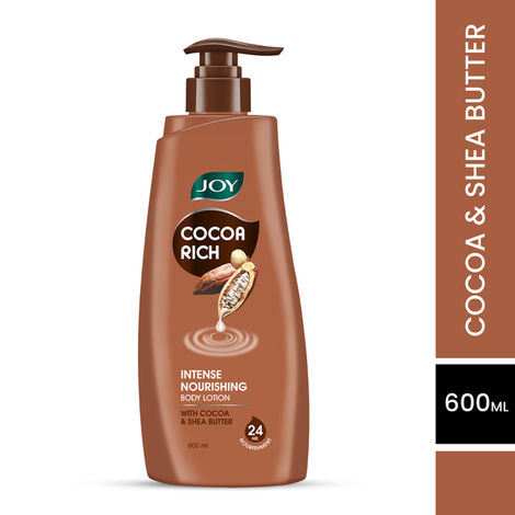 Buy Joy Cocoa Rich Intense Nourishing Body Lotion (600ml) | Cocoa Butter & Shea Butter Body Lotion For Dry Skin | Body Lotion For Women & Men, Suitable for All Skin Types-Purplle