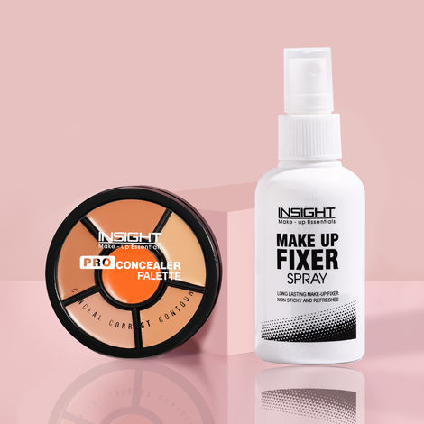 Buy Insight Makeup Fixer Spray 75 ml + Cosmetics Pro Concealer Palette-Purplle