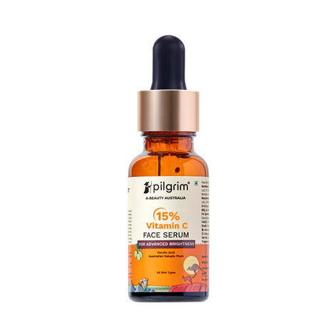 Buy Pilgrim 15% vitamin c face serum for advanced brightness (20 ml)-Purplle