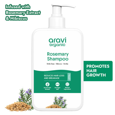 Buy Aravi Organic Rosemary Hair Growth Shampoo | Helps Reducing Hair Fall | Suitable For All Hair Type (200 Ml)-Purplle