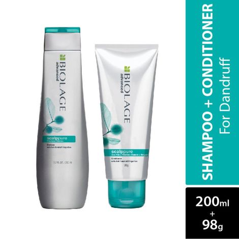 Buy Matrix Biolage Advanced Scalppure Anti-Dandruff Shampoo & Conditioner-Purplle