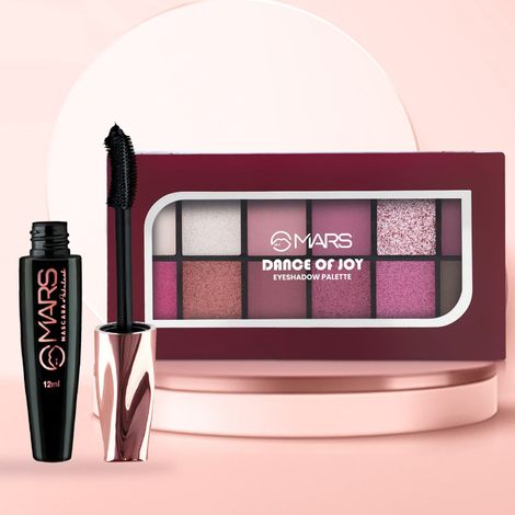 Buy MARS Dance of Joy Eyeshadow Palette and Fabulash Mascara Combo - 01-Purplle