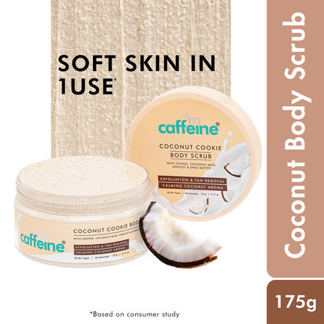 Buy mCaffeine Coconut Cookie Body Scrub (175 gm)-Purplle