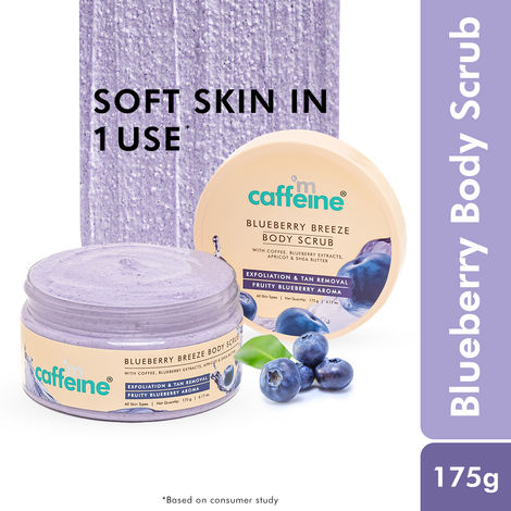 Buy mCaffeine Blueberry Breeze Body Scrub (175 gm)-Purplle
