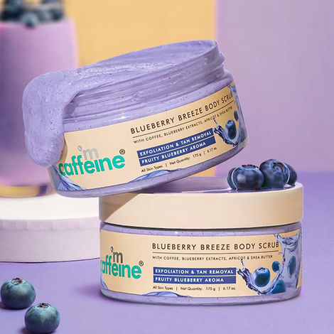 Buy mCaffeine Blueberry Breeze Body Scrub (175 gm)-Purplle