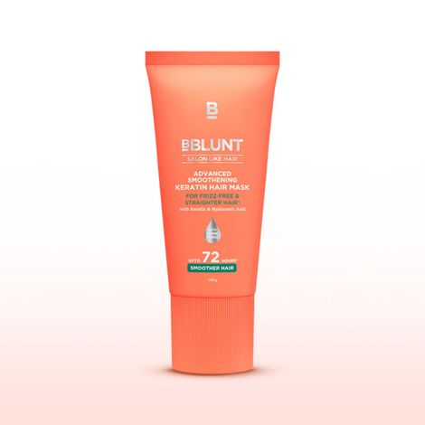 Buy Bblunt Advanced Smoothening Hair Mask with Keratin & Hyaluronic Acid - 150 gm Makes Hair Frizz-Free & Straight | Deeply Nourishes | Adds Spectacular Shine-Purplle