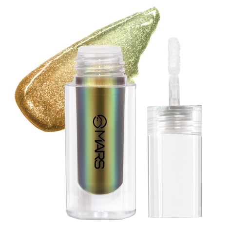 Buy MARS Northern Lights Liquid Eyeshadow With Dual-Tone Chrome Effect | Liquid Shimmer | One Swipe Pigmentation | Smudge Proof | Light Weight Formula (1.8 ml) (03-Alaskan Aurora)-Purplle