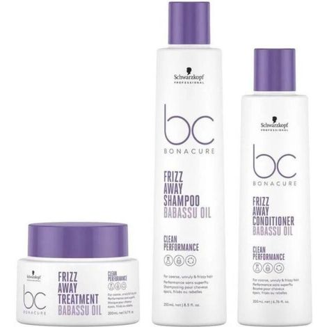 Buy Schwarzkopf Professional Bonacure Frizz Away Shampoo + Conditioner + Mask Combo - For Dry & Frizzy Hair (250 ml + 200 ml + 200 ml)-Purplle