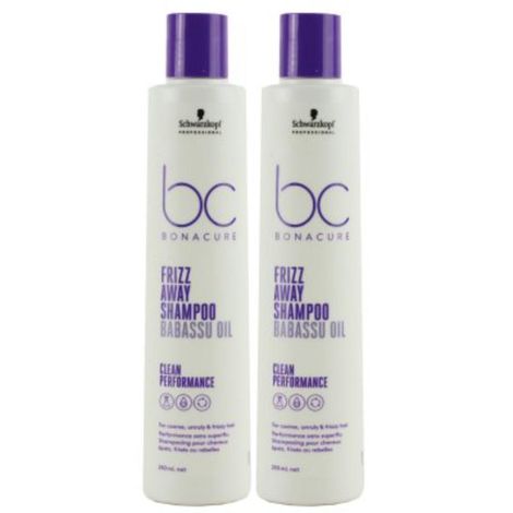 Buy Schwarzkopf Professional Bonacure Frizz Away Shampoo Pack Of 2 (250ml + 250ml)-Purplle
