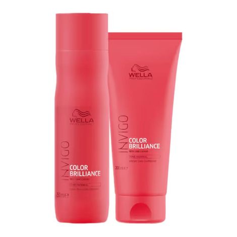 Buy Wella Professionals Invigo Color Brilliance Shampoo and Conditioner Combo (200 ml + 250 ml)-Purplle