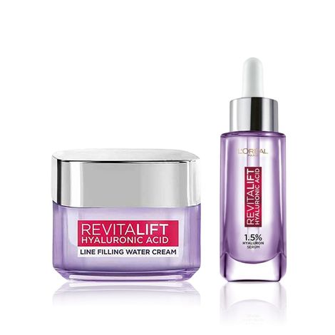 Buy L'Oreal Paris Revitalift Routine Duo-1.5% Hyaluronic Acid Serum, 15ml + Day Cream (15 ml)-Purplle