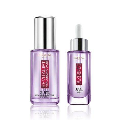 Buy L'Oreal Paris Revitalift Deep Moisturization Duo- 1.5% Hyaluronic Acid Serum, 15 ml + Hyaluronic Acid Eye Serum, 20 ml-Purplle