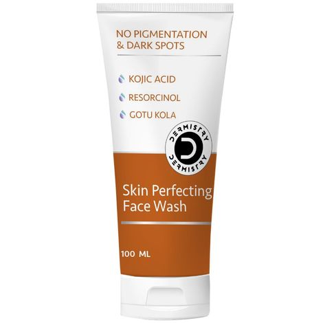 Buy Dermistry Pigmentation Removal Skin Perfecting Creamy Fairness Face Wash I Kojic Acid Niacinamide Beta Arbutin I Melasma Blemishes Dark Spot Dullness Uneven Tone Tanning Removal I Glowing Brightening Skin I Men Women (100 ml)-Purplle