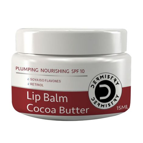 Buy Dermistry Plumping Nourishing SPF 10 for Glossy Tinted Lip Balm Cocoa Butter I Retinol I Coconut Oil I Shea Butter for Dry Dark Pigmented Chapped Lips Care Glowing I Hydrated Intensely Soft I Lightening Smooth Look I Men Women (15 ml)-Purplle
