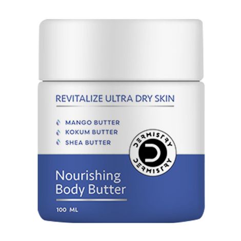 Buy Dermistry Revitalizing Nourishing Body Butter I For Winters & All Weather I Deep Very Dry & Flaky Sensitive Skin I Mango, Kokum & Shea Butter I Instant Moisturizer for Soft Smooth Skin Absorbs Quickly I Men Women (100 ml)-Purplle