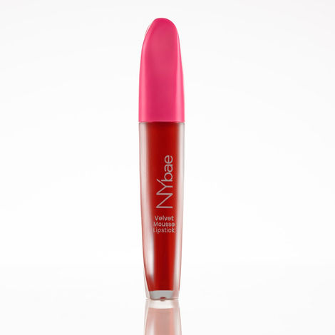 NY Bae Velvet Mousse Lipstick - Red Hot Rebel 01