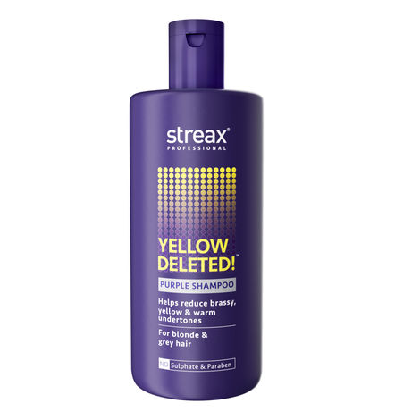 Buy Streax Professional Yellow Deleted! Purple Shampoo, (300 ml)-Purplle