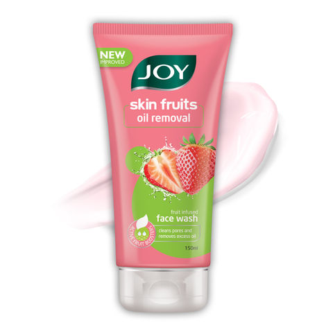 Buy Joy Skin Fruits Oil Removal Strawberry Face Wash (150 ml)-Purplle