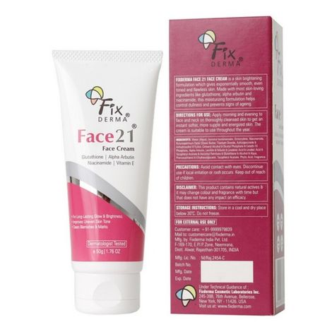 Buy Fixderma 2% Niacinamide Cream, Face 21 Cream | Niacinamide Cream for Face | Anti Ageing Cream for Women | Day & Night Cream for Women,Hydrating Cream ,Reduces Wrinkles and fine lines - 50 gm-Purplle