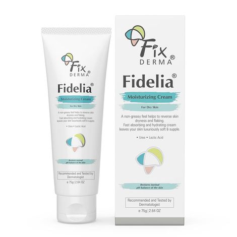 Buy Fixderma Fidelia Moisturizing cream | Daily Moisturizer for Dry & chapped skin | Provides Hydration and Moisturization, Non-Comedogenic & Non-Greasy formulation - 75 gm-Purplle