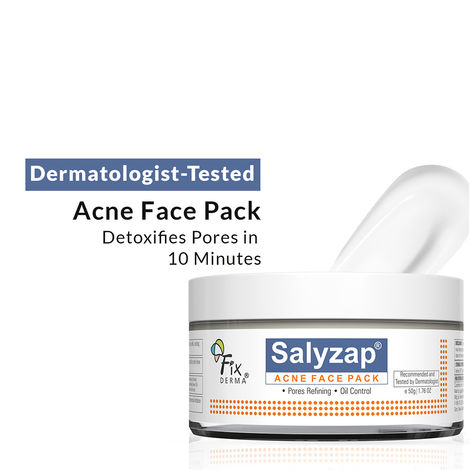 Buy Fixderma Acne Face Pack with Aloe Vera Gel | Neem Face Pack | Aloevera Gel for Skin | | Anti Acne Cream | Face Pack for Women | Treatment for Acne Prone Skin - 50 gm-Purplle