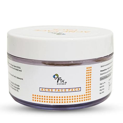 Buy Fixderma Acne Face Pack with Aloe Vera Gel | Neem Face Pack | Aloevera Gel for Skin | | Anti Acne Cream | Face Pack for Women | Treatment for Acne Prone Skin - 50 gm-Purplle