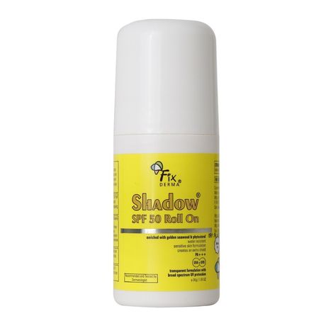 Buy Fixderma Shadow SPF 50 Roll On, Sunscreen SPF 50 for Face | Sun Screen Protector SPF 50 | Sunscreen for UVA & UVB Protection | Sunscreen for Women & Men - 30 gm-Purplle