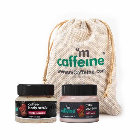 Buy MCaffeine Coffee Berries Body Scrub & Berries Body Butter 50 gm-Purplle