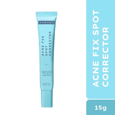 Buy Hyphen Acne Fix Spot Corrector with Salicylic & Azelaic Acid - Shrinks Active Acne & Prevents Pimple,15 gm-Purplle