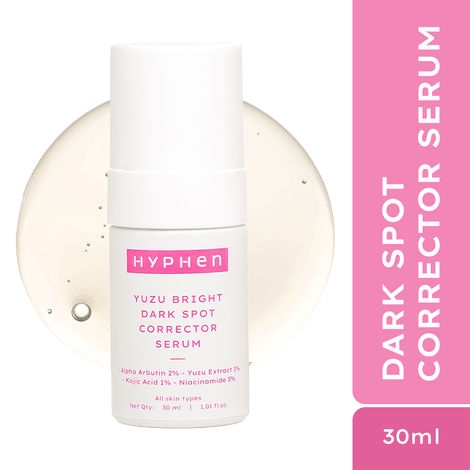 Buy Hyphen 2% Alpha Arbutin & 1% Kojic Acid Serum For Dark Spots & Pigmentation |Skin Brighetning Face Serum with Yuzu Extracts & Niacinamide - 30 ml-Purplle