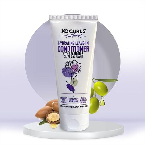 Buy Xo Curls Hydrating Leave In Conditioner with Argan Oil and Olive Squalane to tame dryness & frizz 100 ml-Purplle