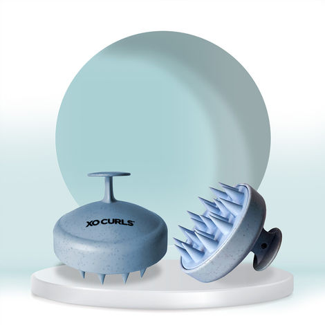 Buy Xo Curls Shampoo Brush - Blue 1 Pc-Purplle