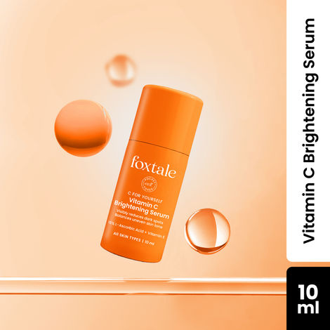 Buy Foxtale Vitamin C Serum 15% L-Ascorbic Acid and Vitamin E Brightening Serum - 10 ml-Purplle