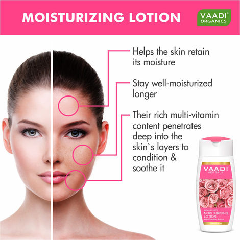 Buy Vaadi Herbals Rich Velvery Moisturising Lotion With Pink Rose Extract (110 ml)-Purplle
