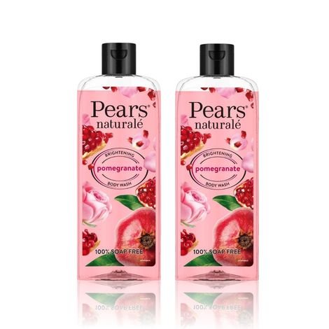Buy Pears Naturale Brightening Pomegranate Bodywash ,250 ml (Pack of 2)-Purplle