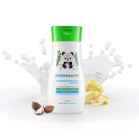 Buy Mamaearth Moisturizing Daily Lotion with Shea Butter & Cocoa Butter For Babies, 200 ml-Purplle