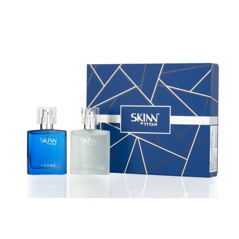 Buy Skinn by Titan Raw and Verge 25 ml x 2 Nos Perfumes for Men EDP, Pack of 2-Purplle