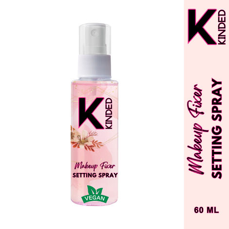 Buy KINDED Makeup Fixer Setting Spray After Makeup Setter Liquid with Aloe Vera & Jojoba Oil - 60 ml-Purplle