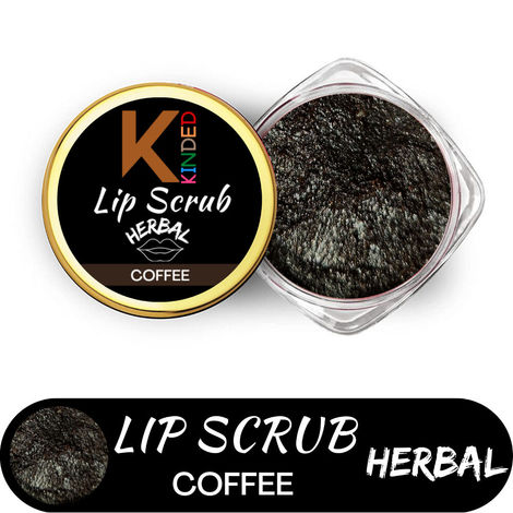 Buy KINDED Lip  Scrub Herbal Exfoliator for Men Women(10 gm, Coffee)-Purplle