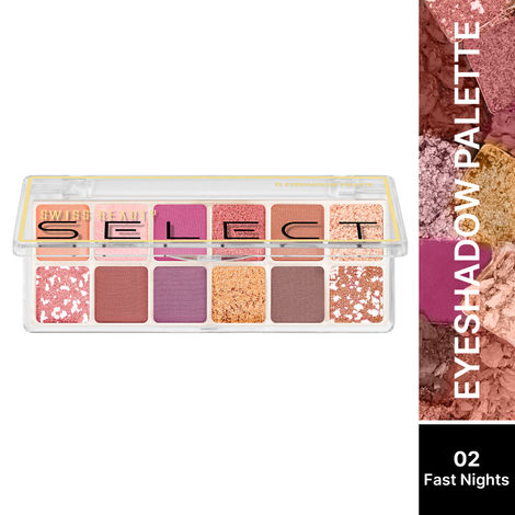 Buy Swiss Beauty Select 12 shades Eyeshadow Palette | Mattes + Shimmers + Metallics |2 Fast Nights 10 gm-Purplle