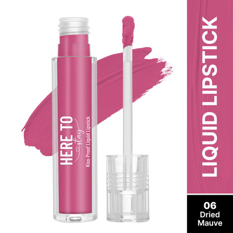 Buy Swiss Beauty Select Here To Stay Liquid Matte Lipstick with Kiss-Proof Formula | Infused with Vitamin E | Non-Transfer , Smudgeproof | 12-18 Hrs Stay 06 Dried Mauve 3 ml-Purplle